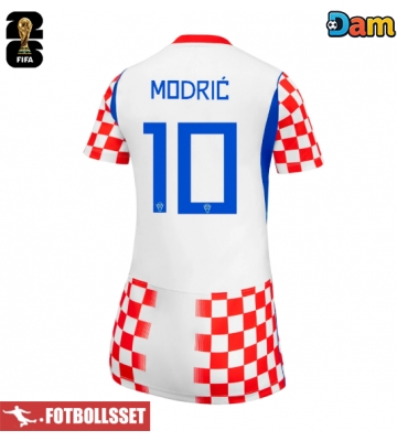 Kroatien Luka Modric #10 Hemmatröja Dam VM 2026 Kortärmad
